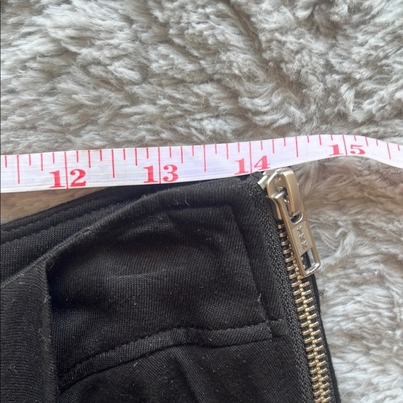 HELMUT LANG Elegant Black asymetrical Drape Skirt small minimalist contemporary - Picture 10 of 11